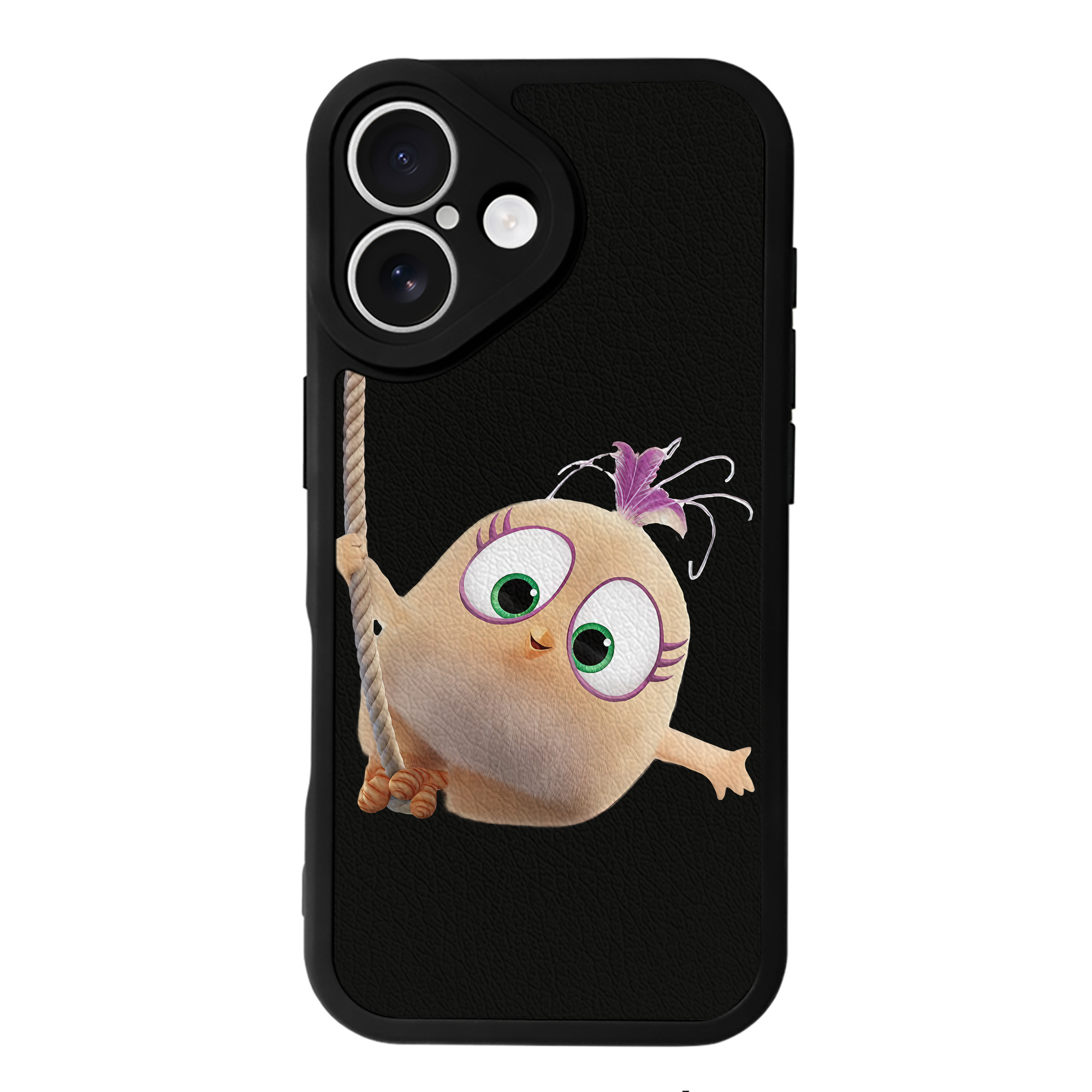 （画像用） Angry Birds アングリーバード 【iPhone 16シリーズ対応】シリコンスマホケース（レザー調） 材質：シリコン
